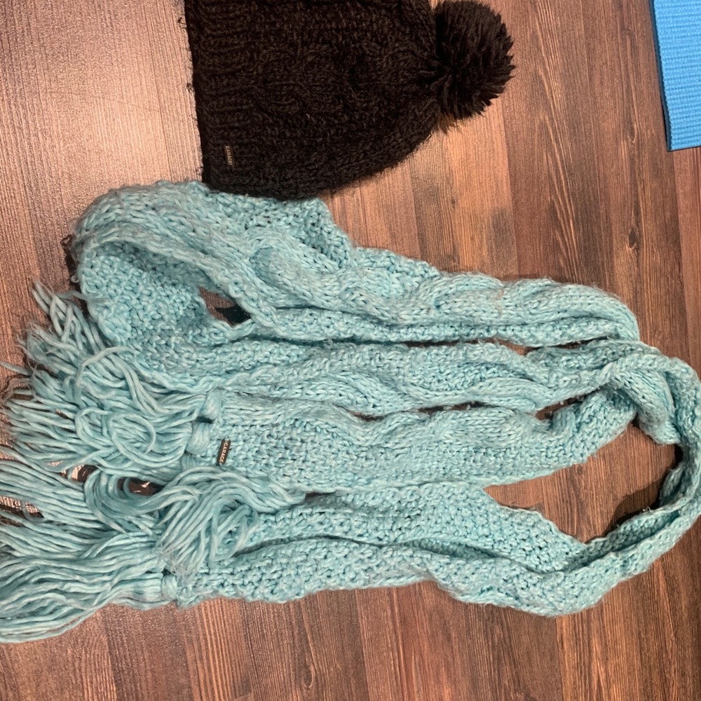 Turquoise scarve from Garage